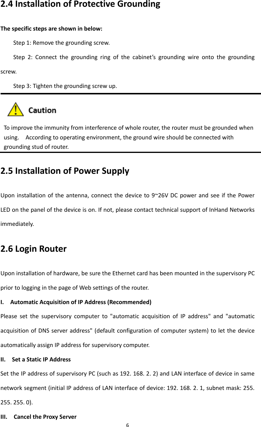 Page 12 of Beijing InHand Networks Technology IR611S Industrial Cellular Router User Manual InRouter6XX S User Manual v1 2 R2