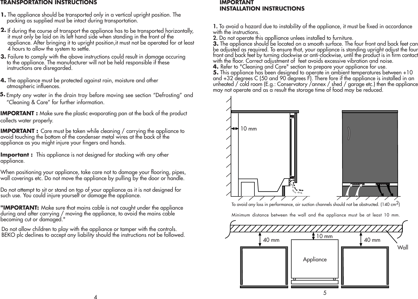 Page 4 of 12 - Beko Beko-Bl20-Users-Manual-  Beko-bl20-users-manual