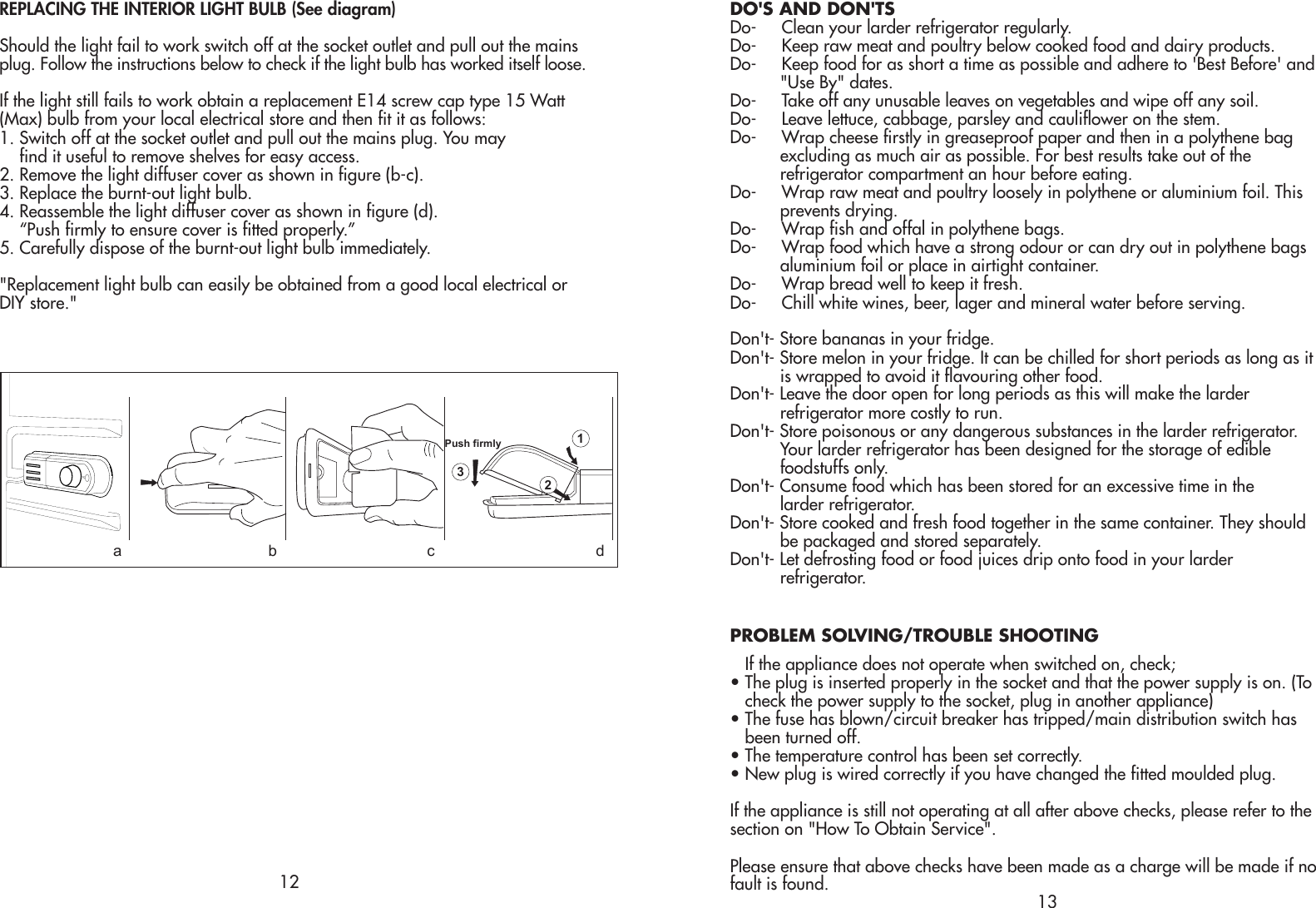Page 8 of 12 - Beko Beko-Bl20-Users-Manual-  Beko-bl20-users-manual