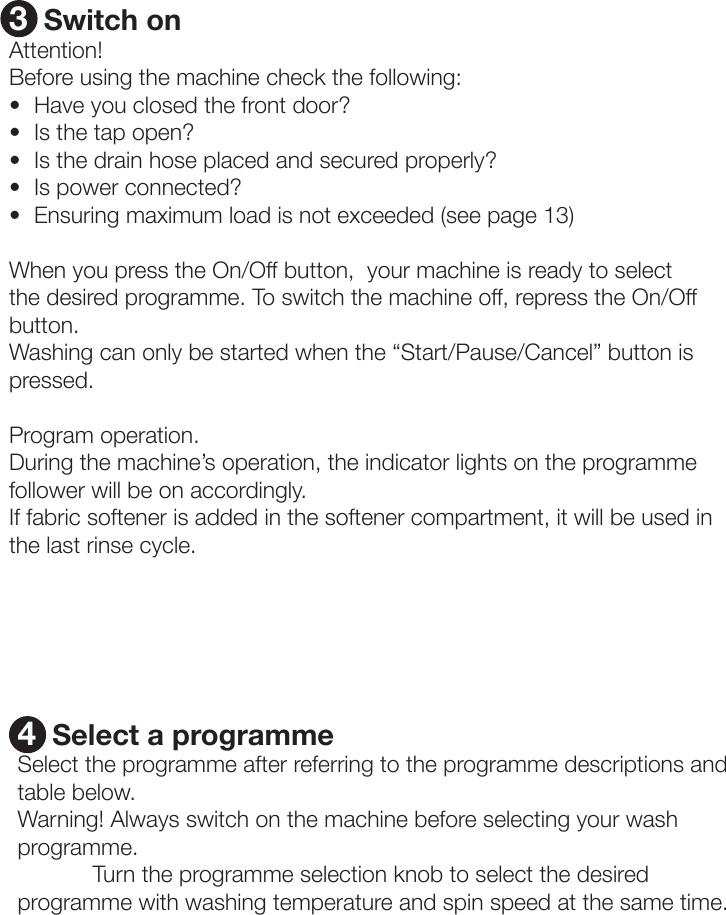 Page 2 of 4 - Beko Beko-Wm-6155-W-Users-Manual-  Beko-wm-6155-w-users-manual