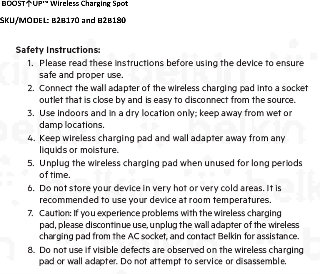 belkin-b2b180-wireless-charging-spot-user-manual-fcc-and-ce-statement