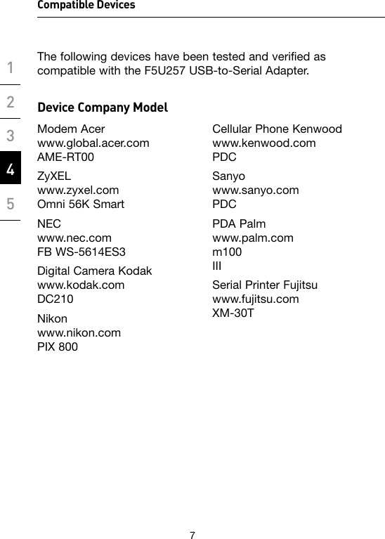 Page 9 of 12 - Belkin Belkin-F5U257-Users-Manual- P75091_F5U257_man  Belkin-f5u257-users-manual