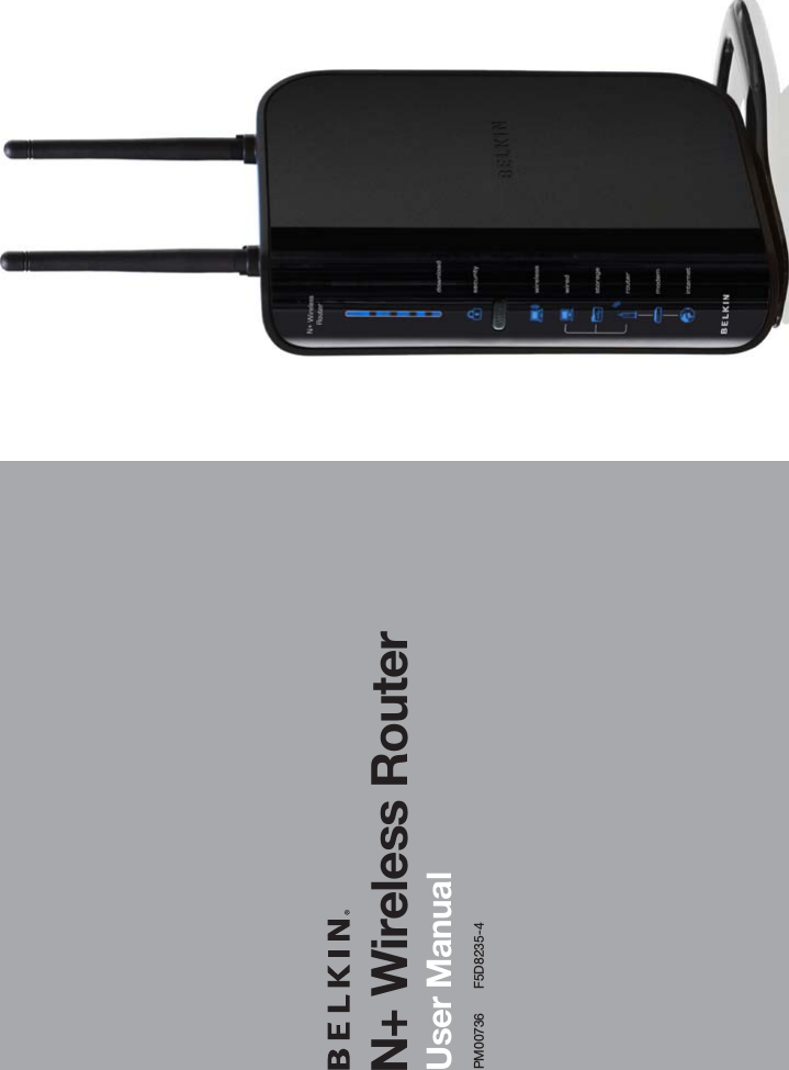 N+ Wireless RouterUser ManualPM00736 F5D8235-4