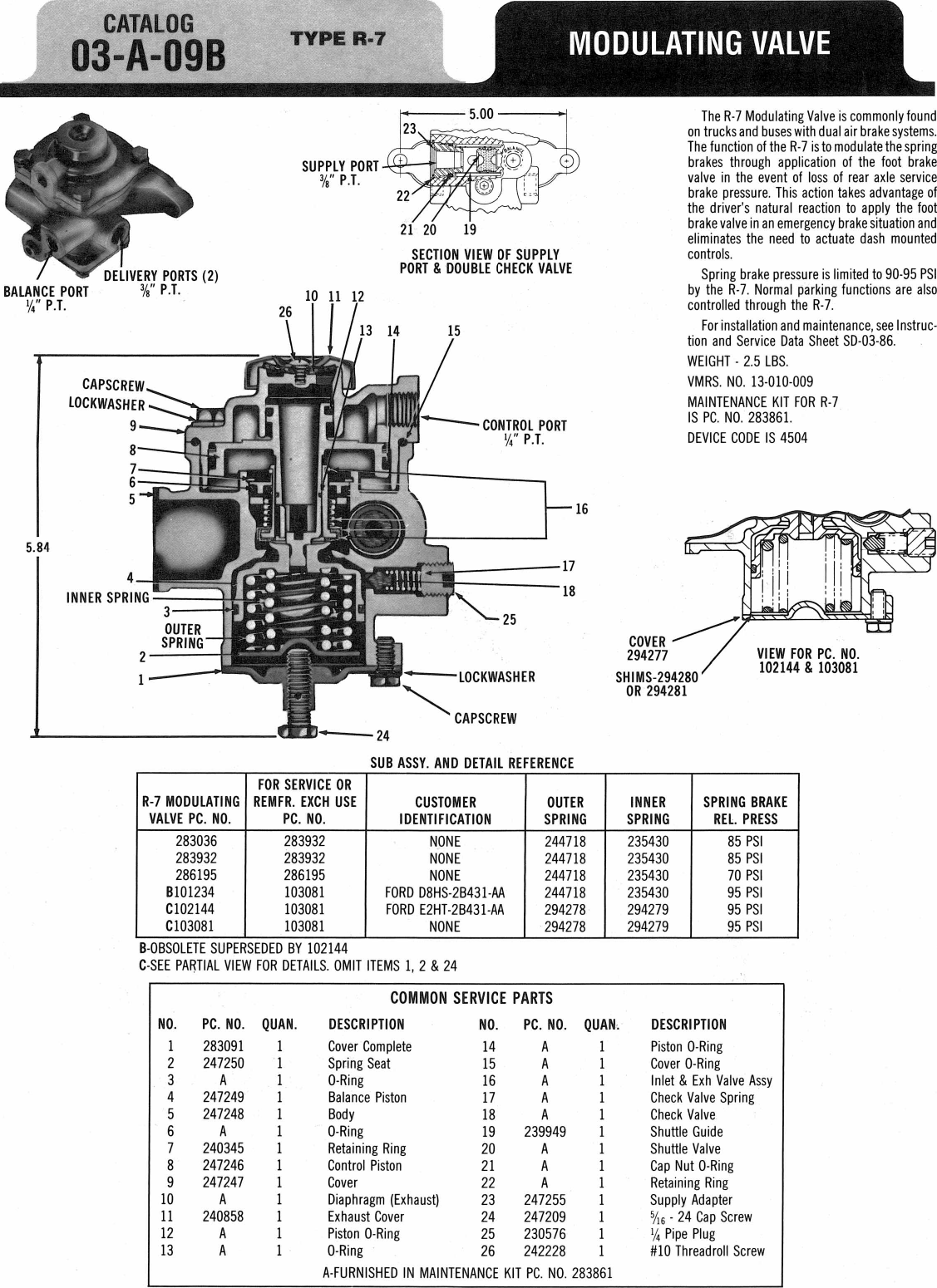 Page 1 of 1 - Bendix Bendix-03-A-09B-Users-Manual- BEN.PARTSCATALOG.03A01  Bendix-03-a-09b-users-manual