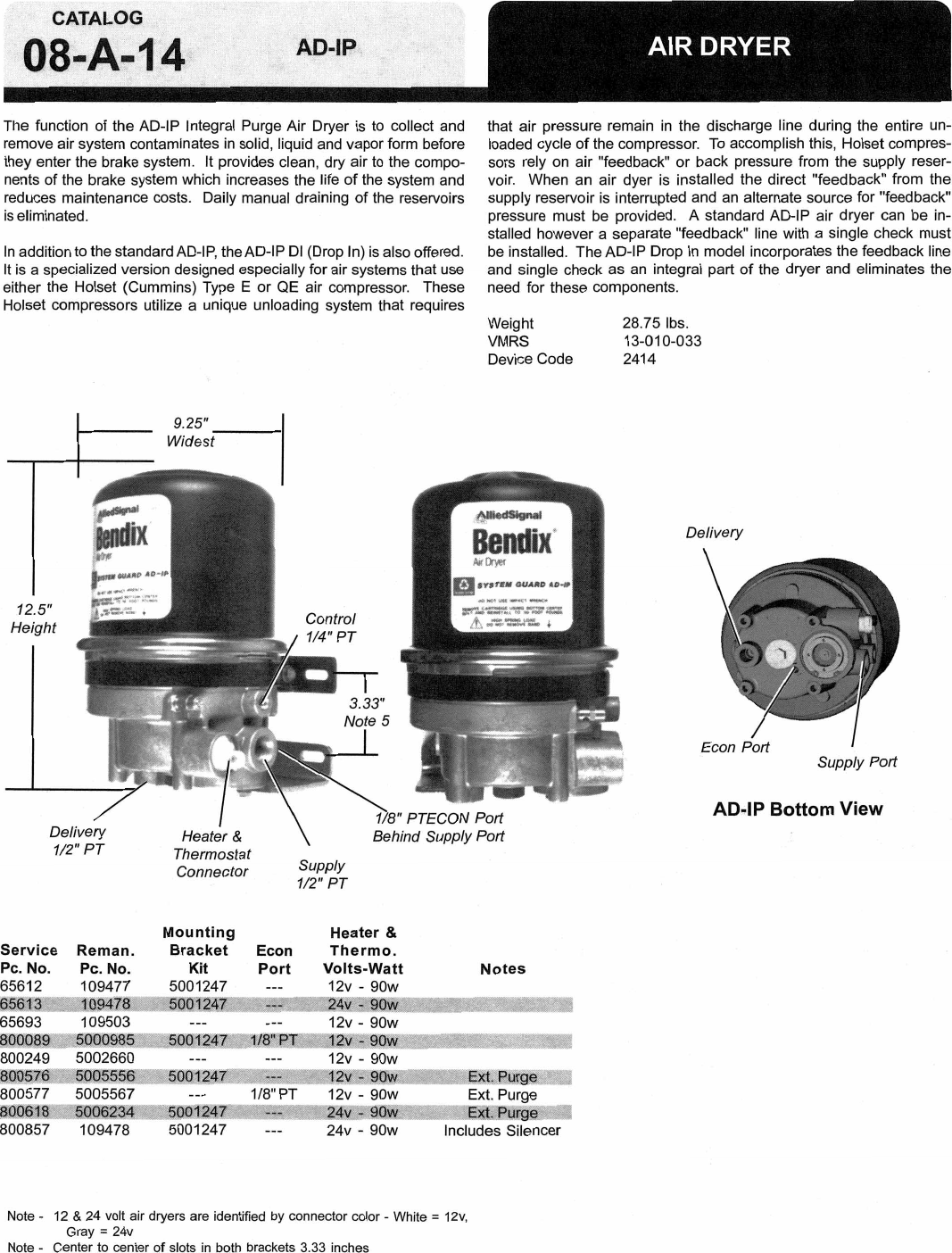 Page 1 of 5 - Bendix Bendix-08-A-14-Users-Manual-  Bendix-08-a-14-users-manual