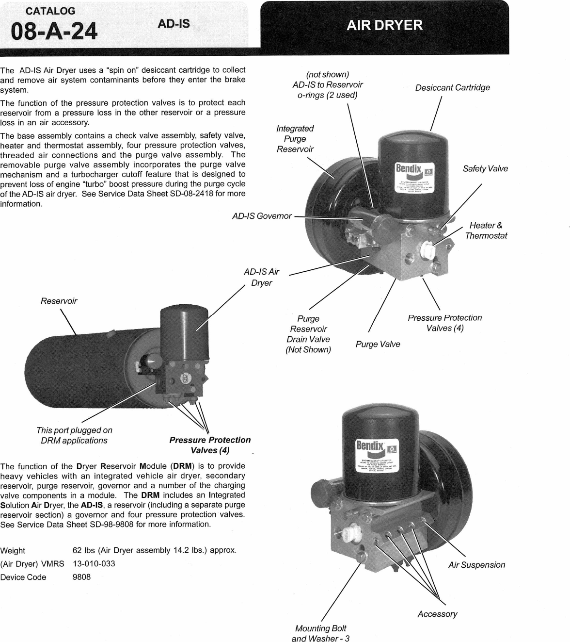 Page 1 of 4 - Bendix Bendix-08-A-24-Users-Manual-  Bendix-08-a-24-users-manual