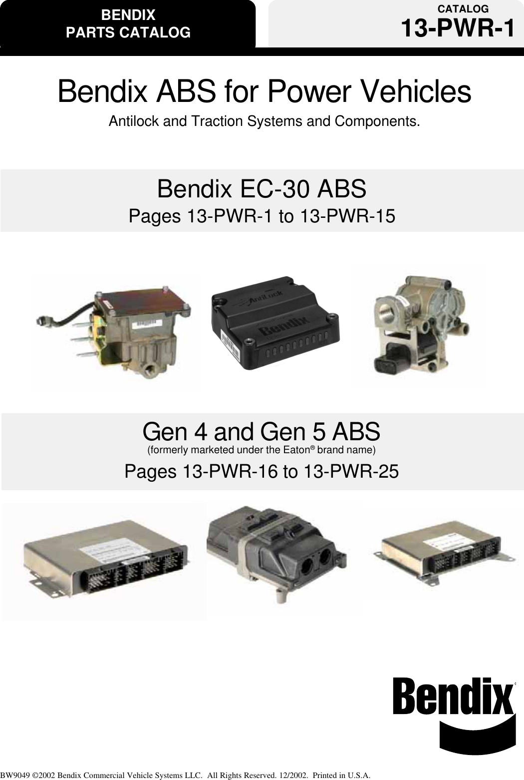 components of bendix abs 6