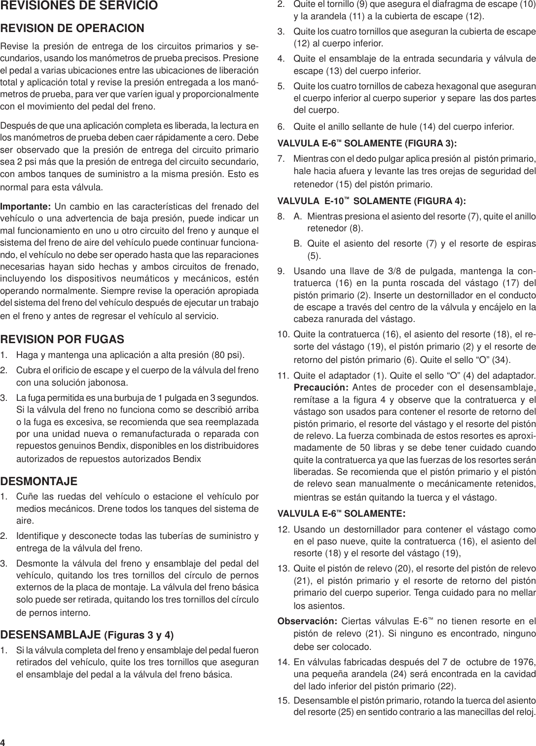 Page 4 of 8 - Bendix Bendix-Bw1427S-Users-Manual- SD-03-817S  Bendix-bw1427s-users-manual