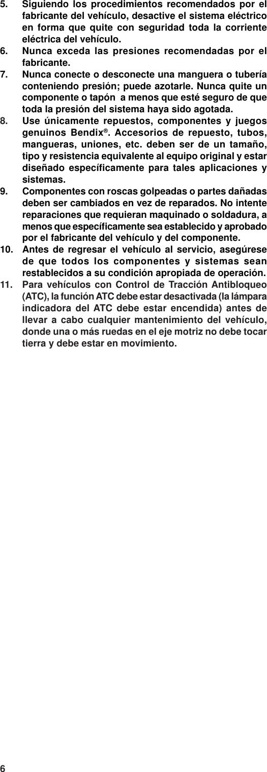 Page 6 of 8 - Bendix Bendix-Bw1427S-Users-Manual- SD-03-817S  Bendix-bw1427s-users-manual