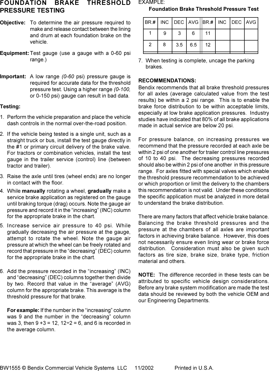 Page 4 of 4 - Bendix Bendix-Bw1555-Users-Manual- Bw1555  Bendix-bw1555-users-manual