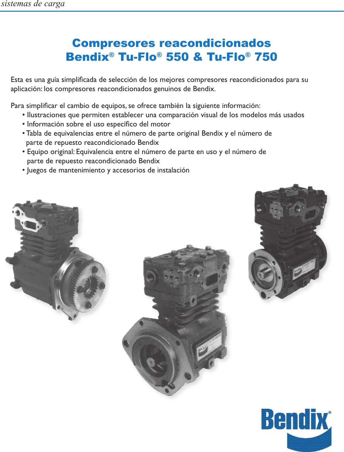 Page 1 of 12 - Bendix Bendix-Bw2488S-Users-Manual- 550/750 Compressor Flyer  Bendix-bw2488s-users-manual