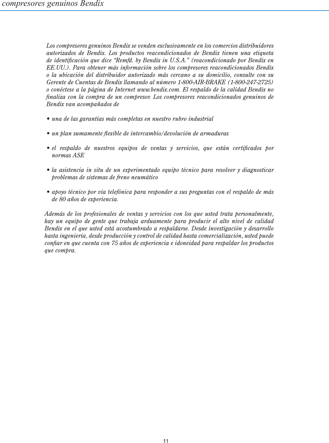 Page 11 of 12 - Bendix Bendix-Bw2488S-Users-Manual- 550/750 Compressor Flyer  Bendix-bw2488s-users-manual