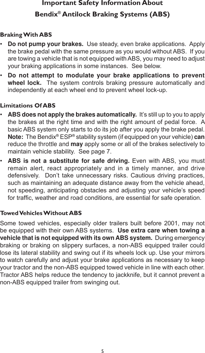 Page 5 of 12 - Bendix Bendix-Bw2489-Users-Manual-  Bendix-bw2489-users-manual