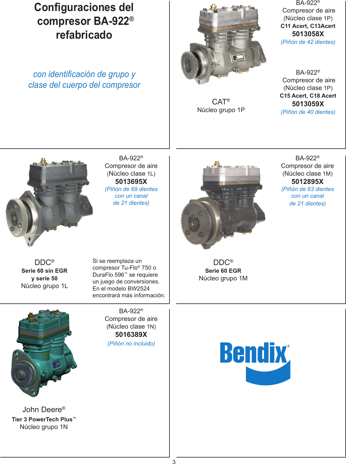 Page 3 of 6 - Bendix Bendix-Bw2525S-Users-Manual- 550/750 Compressor Flyer  Bendix-bw2525s-users-manual