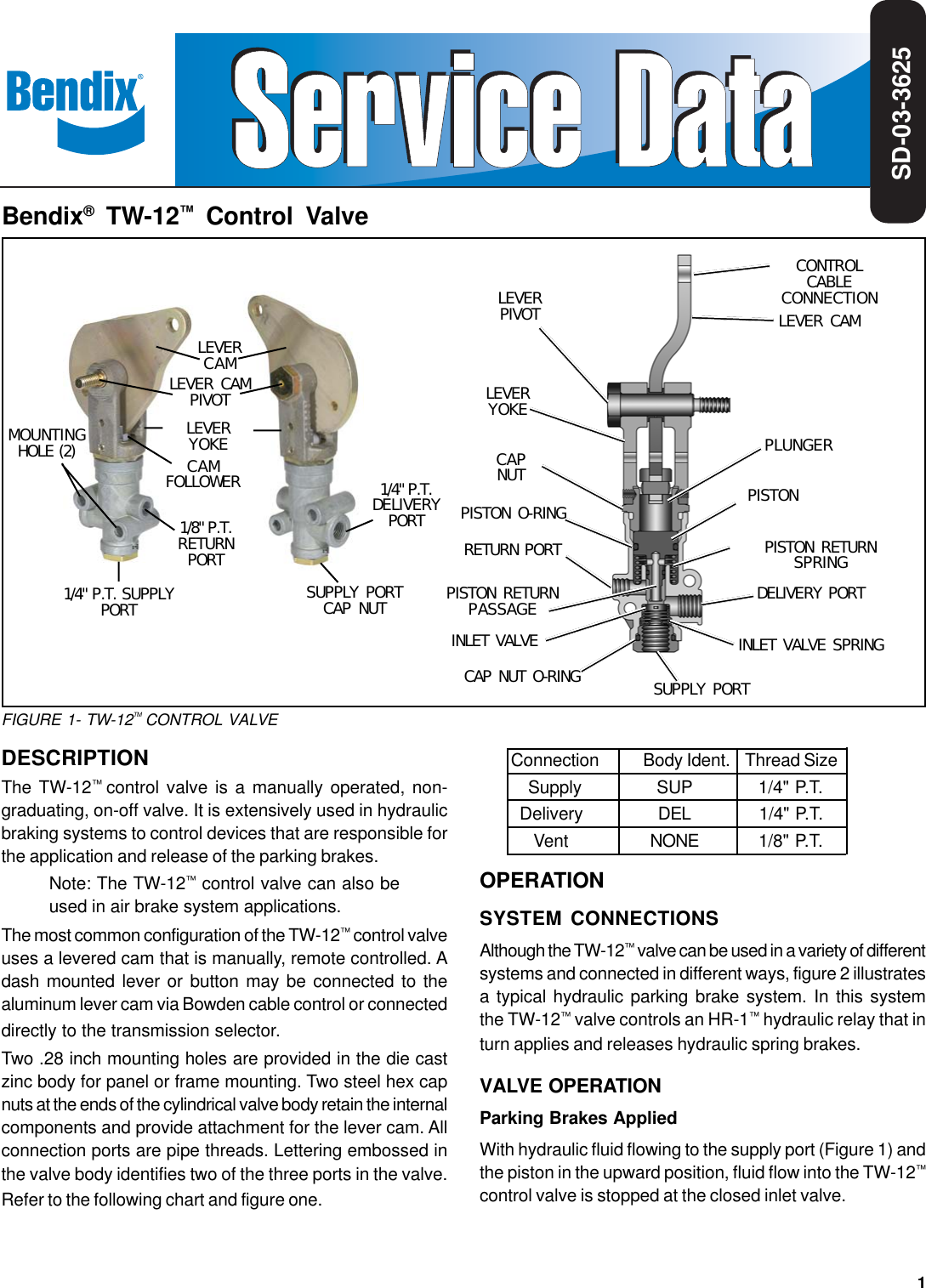 Bendix Bw2578 Users Manual Sd033510