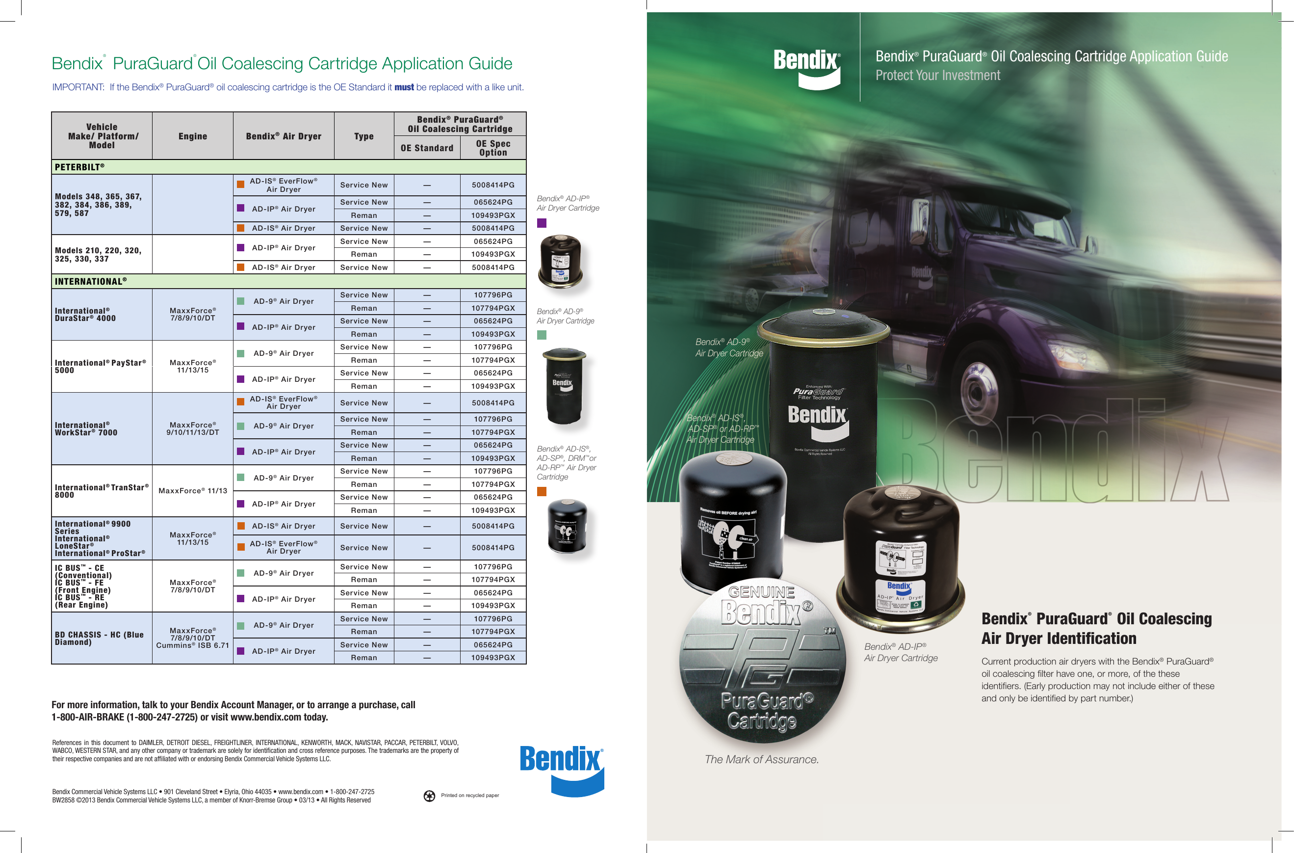 Page 1 of 2 - Bendix Bendix-Bw2858-Users-Manual- BEN23271_PuraGuard Oil_Application  Bendix-bw2858-users-manual
