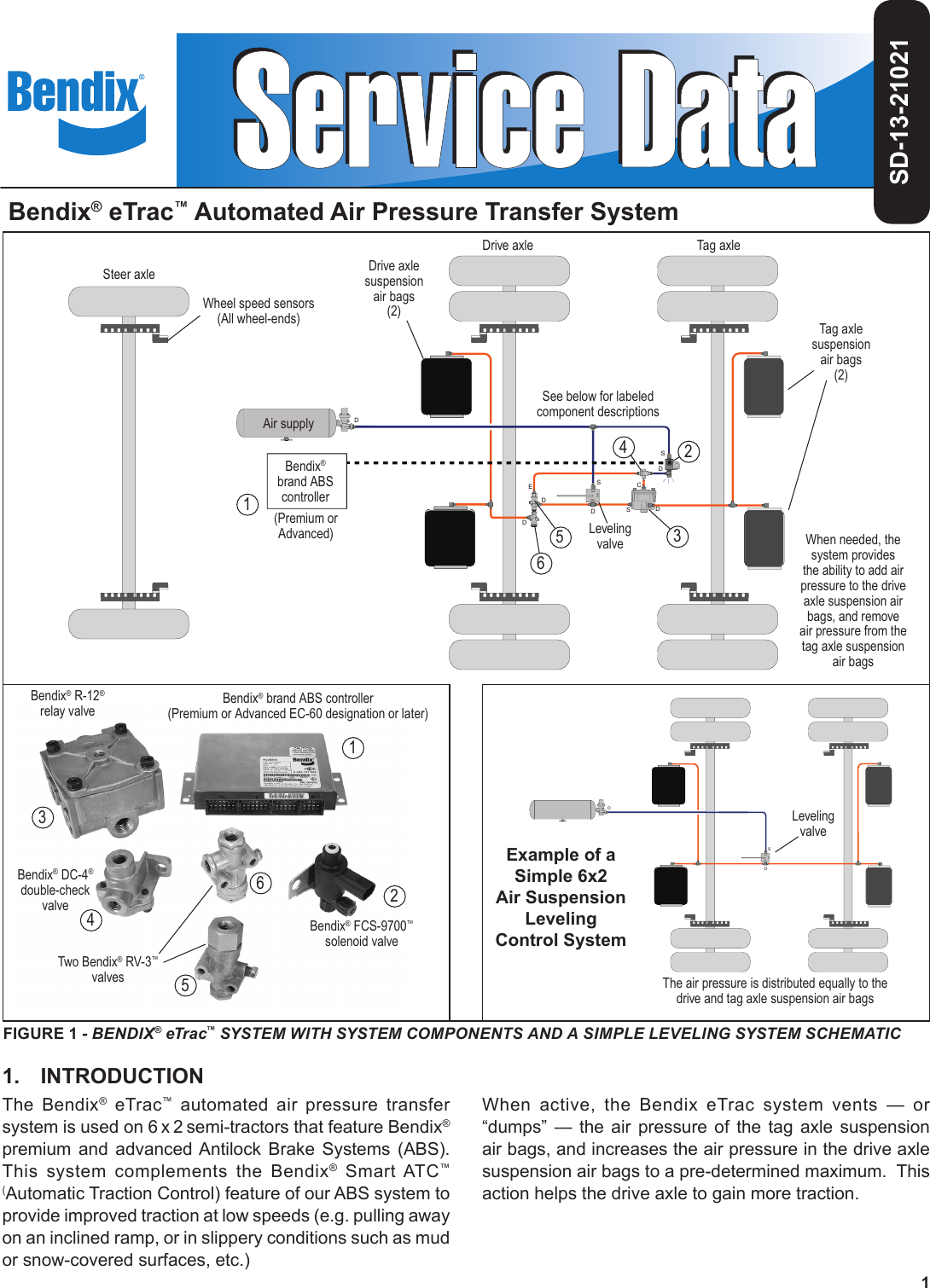 bendix abs traction control valve