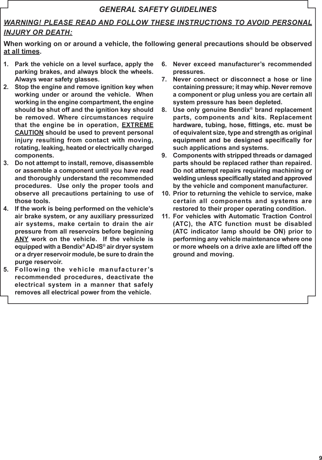 Page 10 of 12 - Bendix Bendix-Sd-13-4793-Users-Manual- 376\377\0001\0003\000-\0004\0007\0009\0003\000f\000.\000i\000n\000d\000d  Bendix-sd-13-4793-users-manual