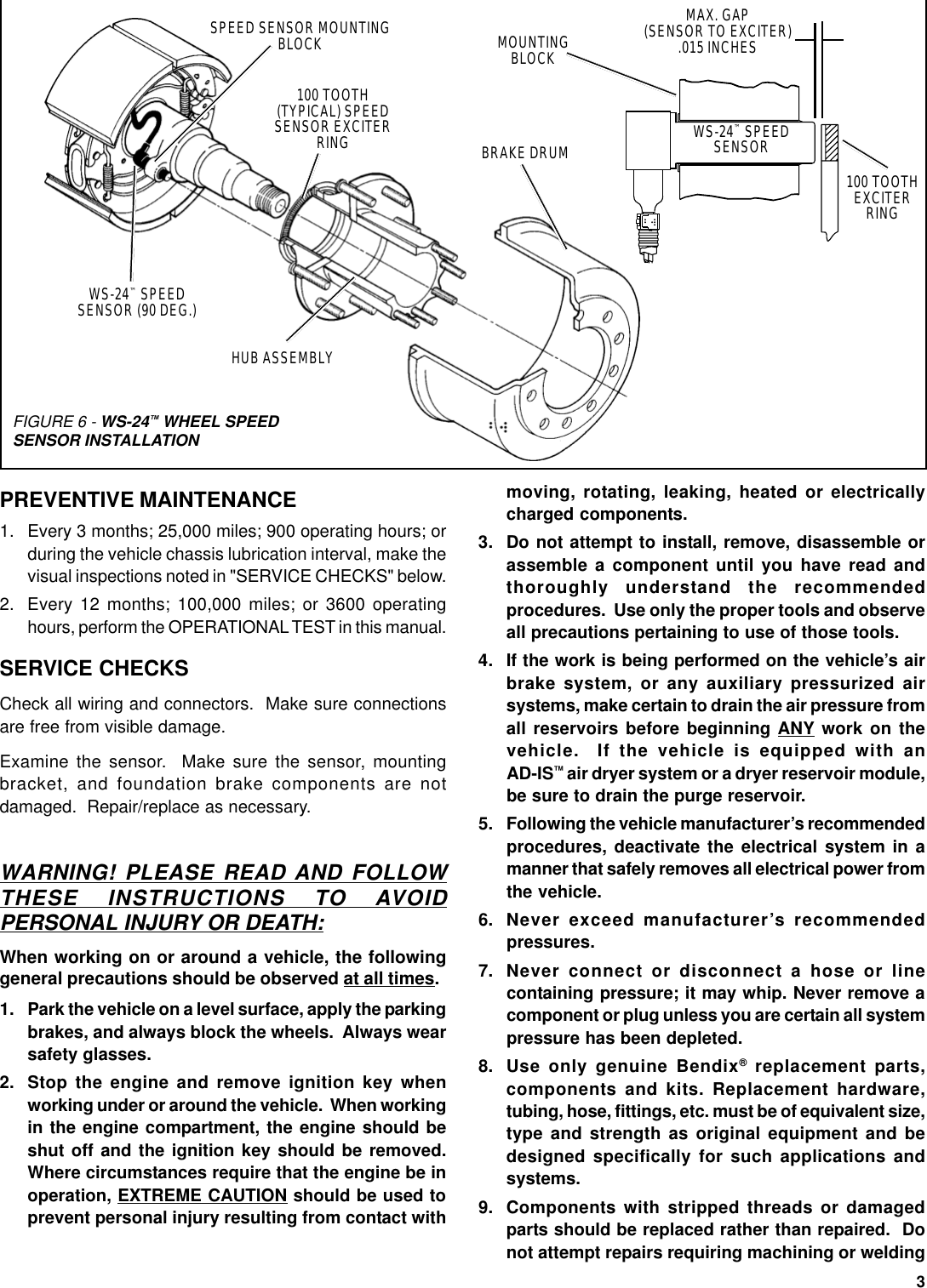 Page 3 of 4 - Bendix Bendix-Sd-13-4860-Users-Manual- Ws24  Bendix-sd-13-4860-users-manual