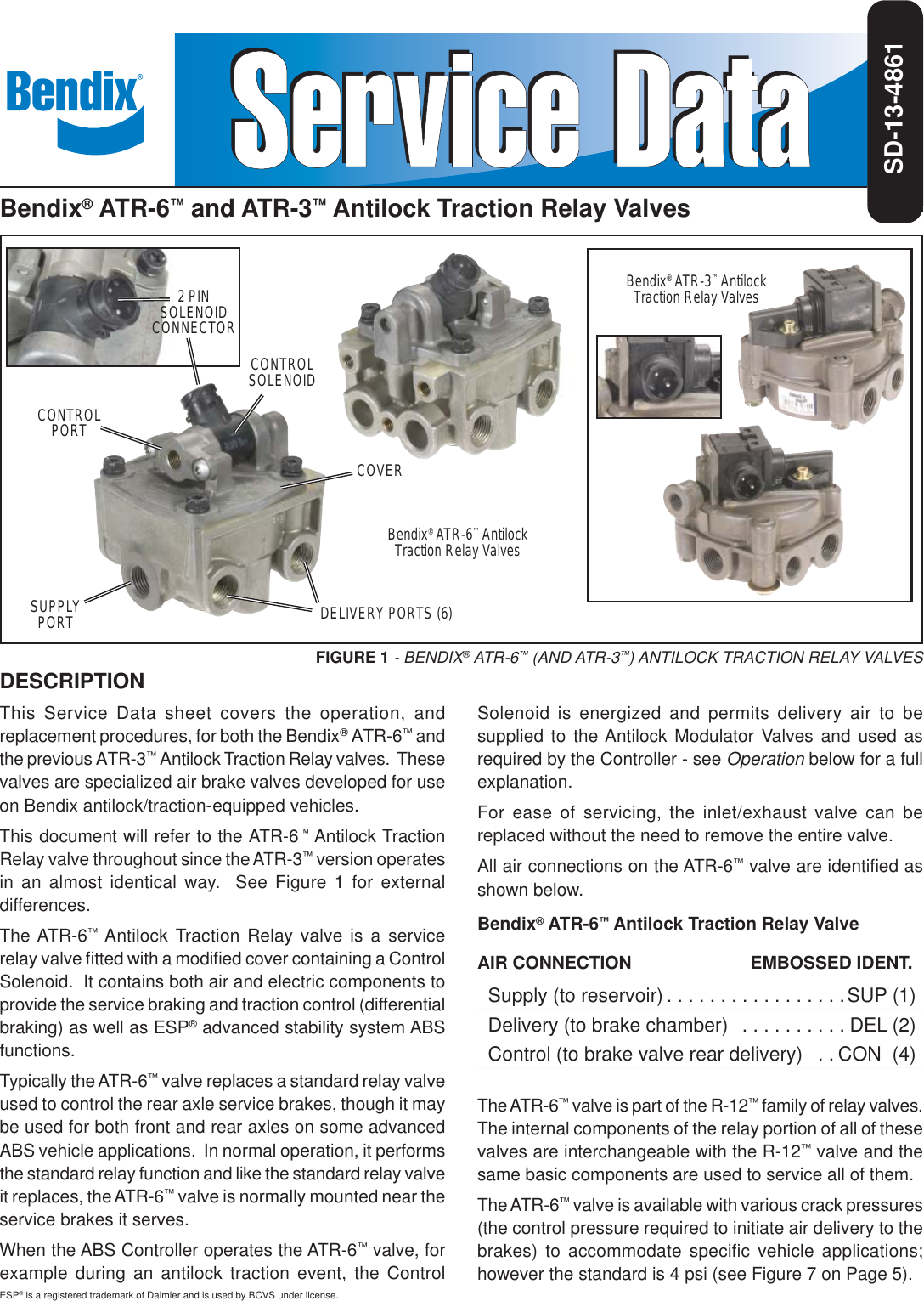 Page 1 of 8 - Bendix Bendix-Sd-13-4861-Users-Manual- SD-13-4861  Bendix-sd-13-4861-users-manual