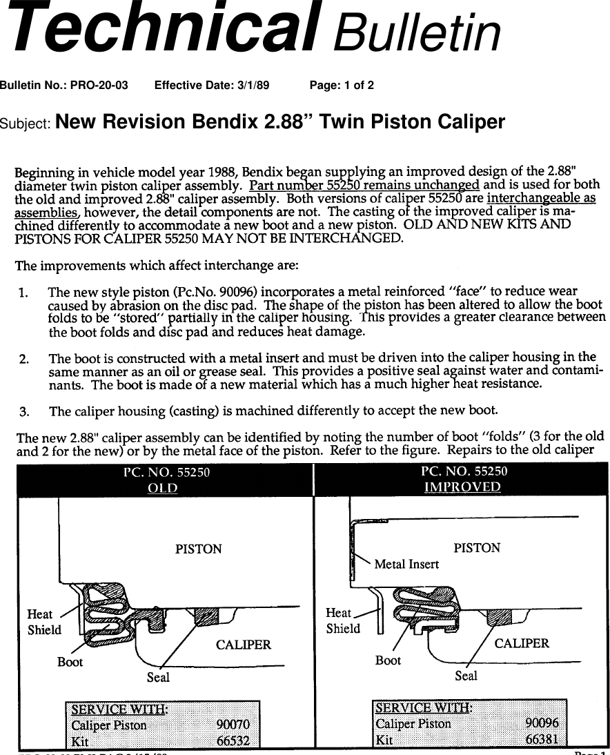 Page 1 of 2 - Bendix Bendix-Tch-020-003-Users-Manual- Technical Bulletin  Bendix-tch-020-003-users-manual