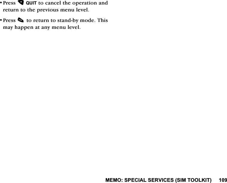 0(0263(&amp;,$/6(59,&amp;(66,0722/.,73UHVV48,7WRFDQFHOWKHRSHUDWLRQDQGUHWXUQWRWKHSUHYLRXVPHQXOHYHO3UHVVFWRUHWXUQWRVWDQGE\PRGH7KLVPD\KDSSHQDWDQ\PHQXOHYHO