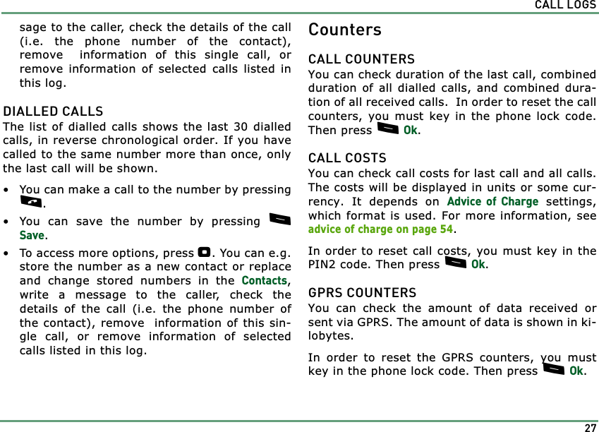 Page 27 of Benefonj TGP80EG GSM Mobile phone User Manual twig