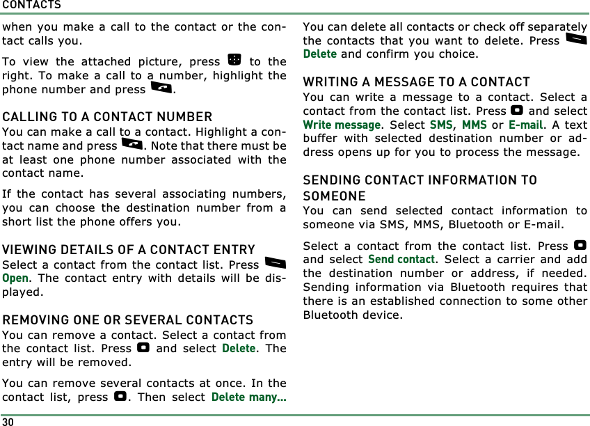 Page 30 of Benefonj TGP80EG GSM Mobile phone User Manual twig