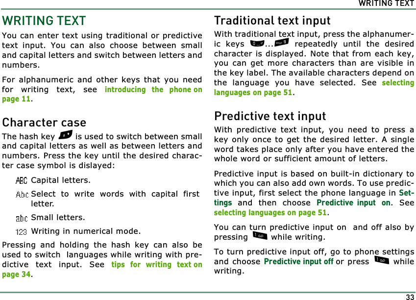 Page 33 of Benefonj TGP80EG GSM Mobile phone User Manual twig