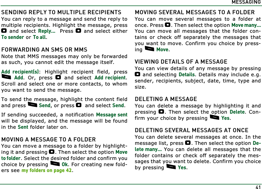 Page 41 of Benefonj TGP80EG GSM Mobile phone User Manual twig