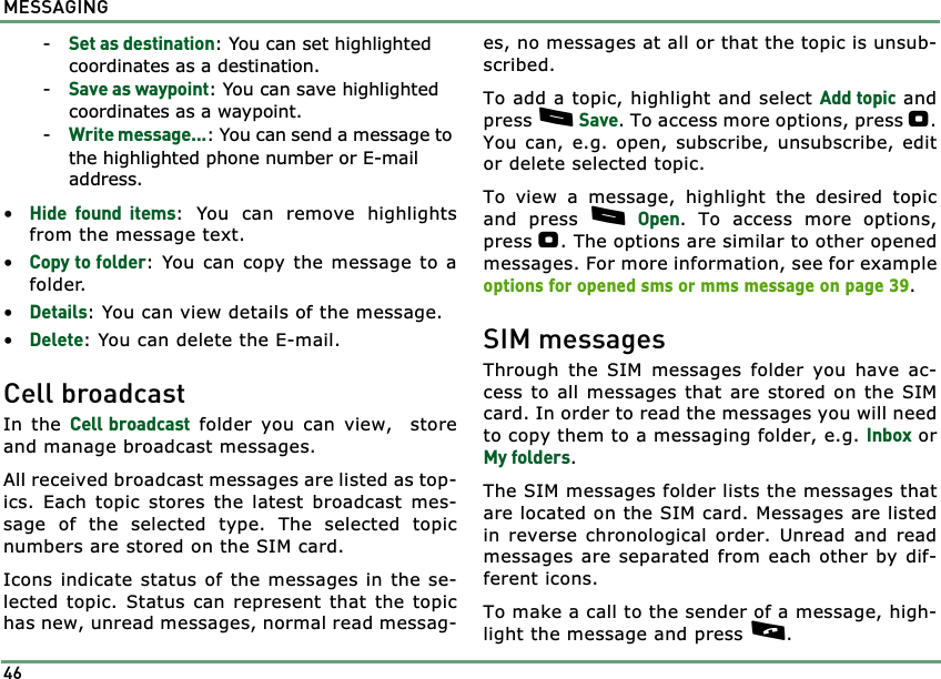 Page 46 of Benefonj TGP80EG GSM Mobile phone User Manual twig