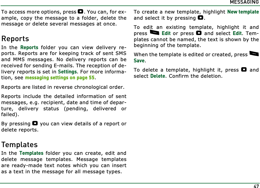 Page 47 of Benefonj TGP80EG GSM Mobile phone User Manual twig