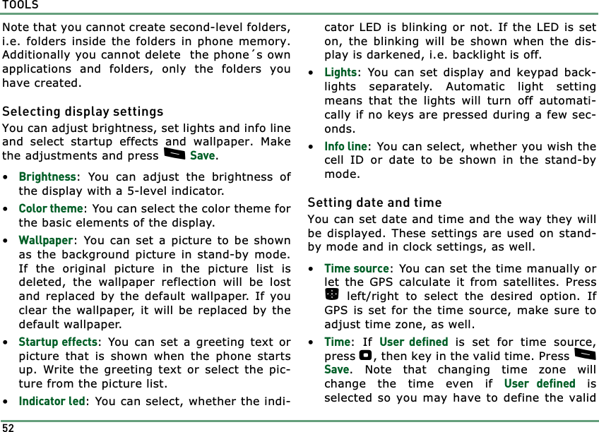 Page 52 of Benefonj TGP80EG GSM Mobile phone User Manual twig