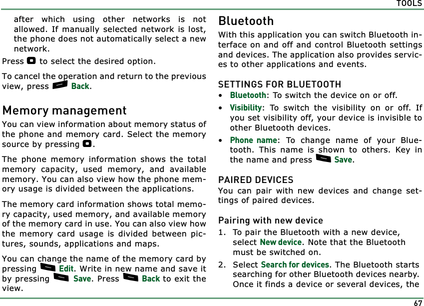 Page 67 of Benefonj TGP80EG GSM Mobile phone User Manual twig