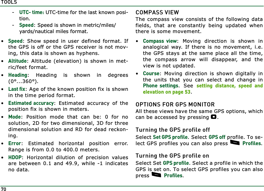 Page 70 of Benefonj TGP80EG GSM Mobile phone User Manual twig