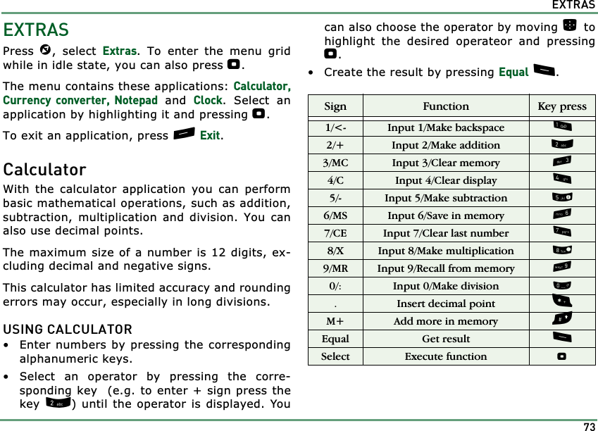 Page 73 of Benefonj TGP80EG GSM Mobile phone User Manual twig