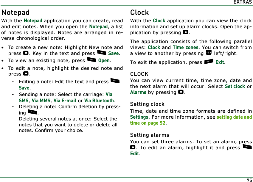 Page 75 of Benefonj TGP80EG GSM Mobile phone User Manual twig