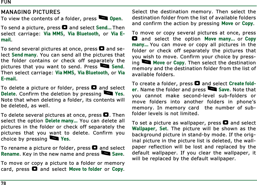 Page 78 of Benefonj TGP80EG GSM Mobile phone User Manual twig