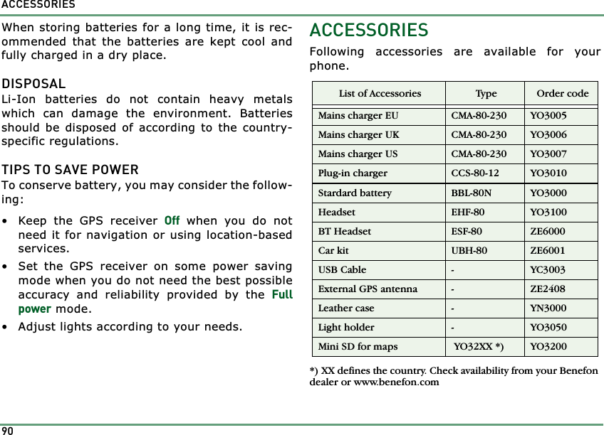 Page 90 of Benefonj TGP80EG GSM Mobile phone User Manual twig