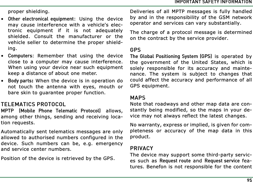 Page 95 of Benefonj TGP80EG GSM Mobile phone User Manual twig