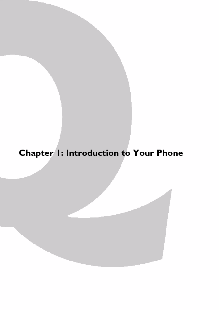 Chapter 1: Introduction to Your Phone