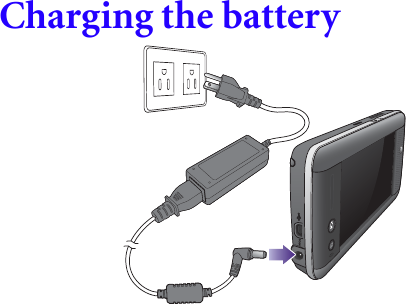 Charging the battery 