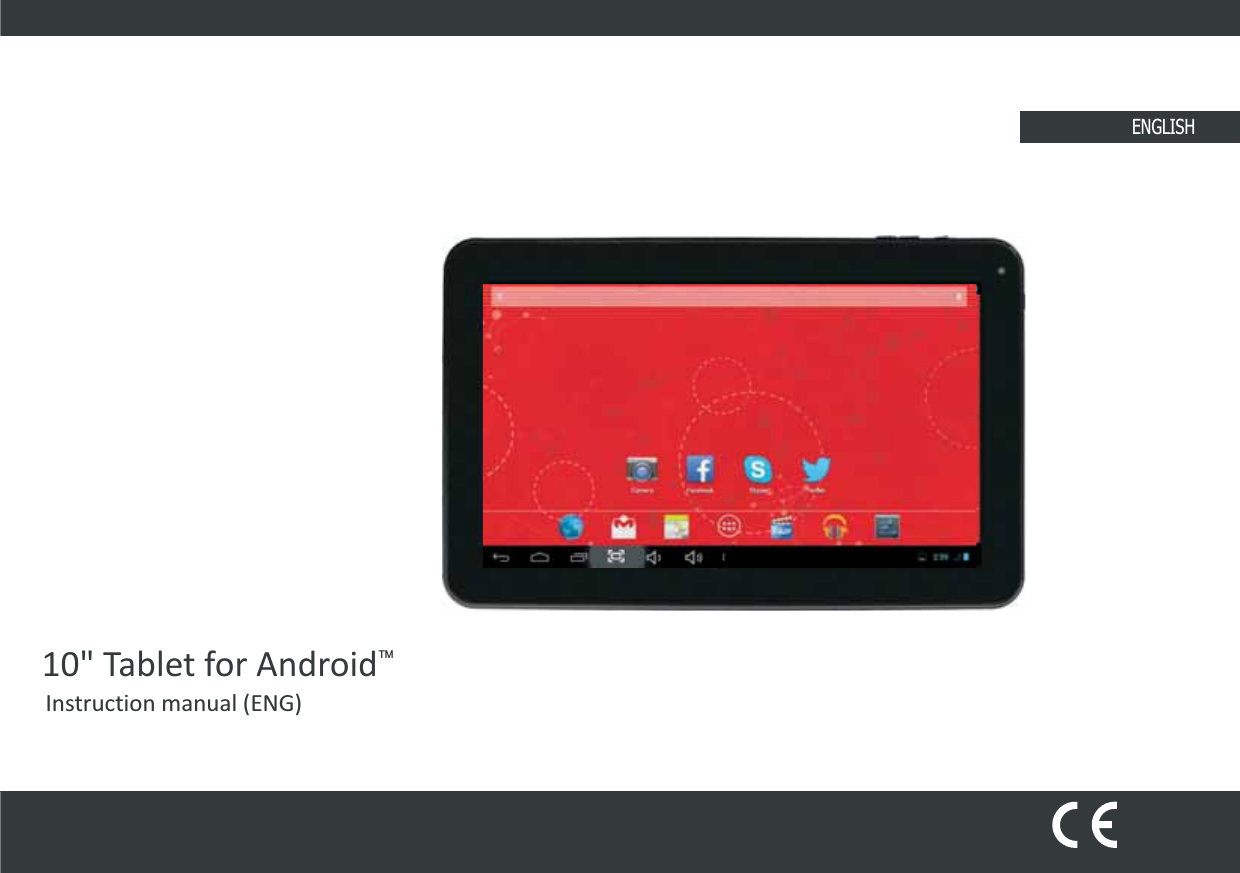 ENGLISHInstruction manual (ENG)10&quot; Tablet for AndroidTM