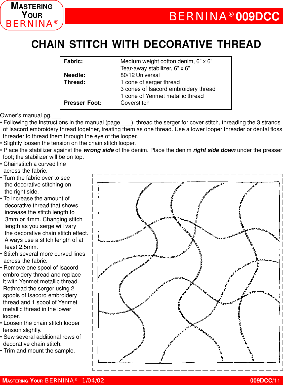 Page 11 of 12 - Bernina Bernina-009Dcc-Owners-Manual- New_009DCC-jos12-6  Bernina-009dcc-owners-manual