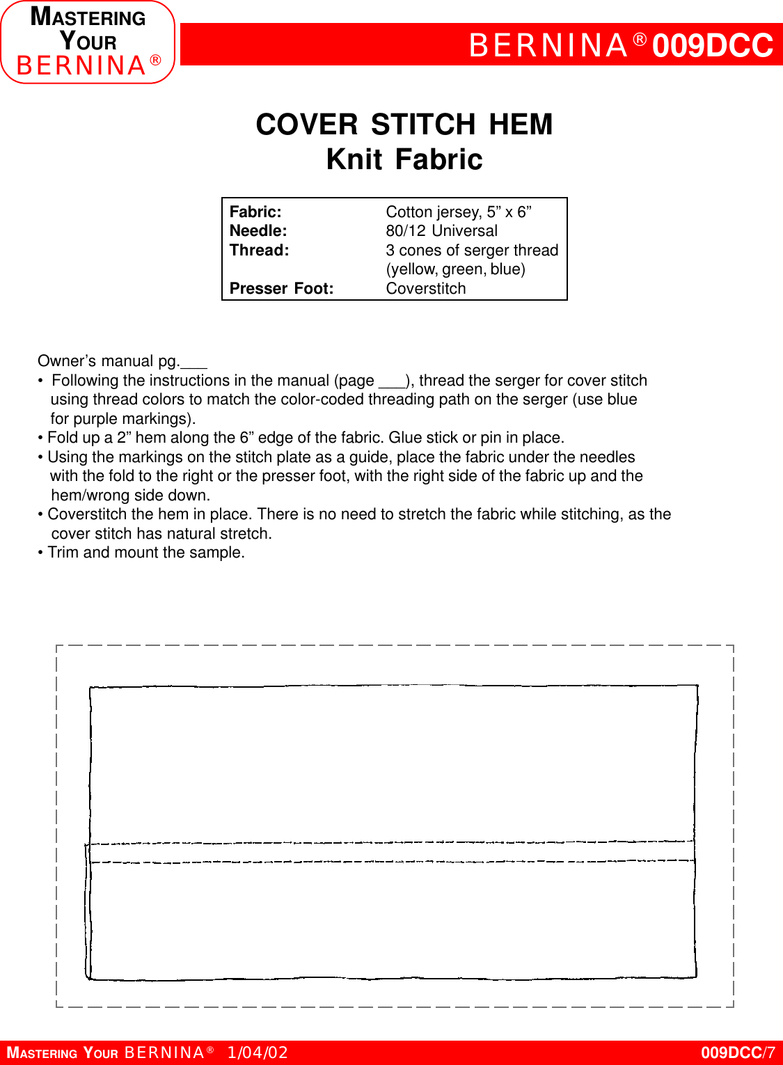 Page 7 of 12 - Bernina Bernina-009Dcc-Owners-Manual- New_009DCC-jos12-6  Bernina-009dcc-owners-manual