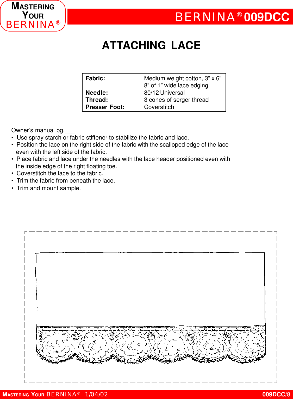 Page 8 of 12 - Bernina Bernina-009Dcc-Owners-Manual- New_009DCC-jos12-6  Bernina-009dcc-owners-manual
