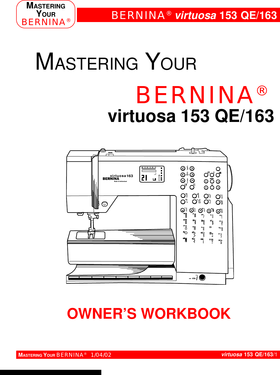 Bernina Virtuosa 153 Qe Owners Manual 820201 Manualslib Makes It Easy To  Find Manuals Online! User