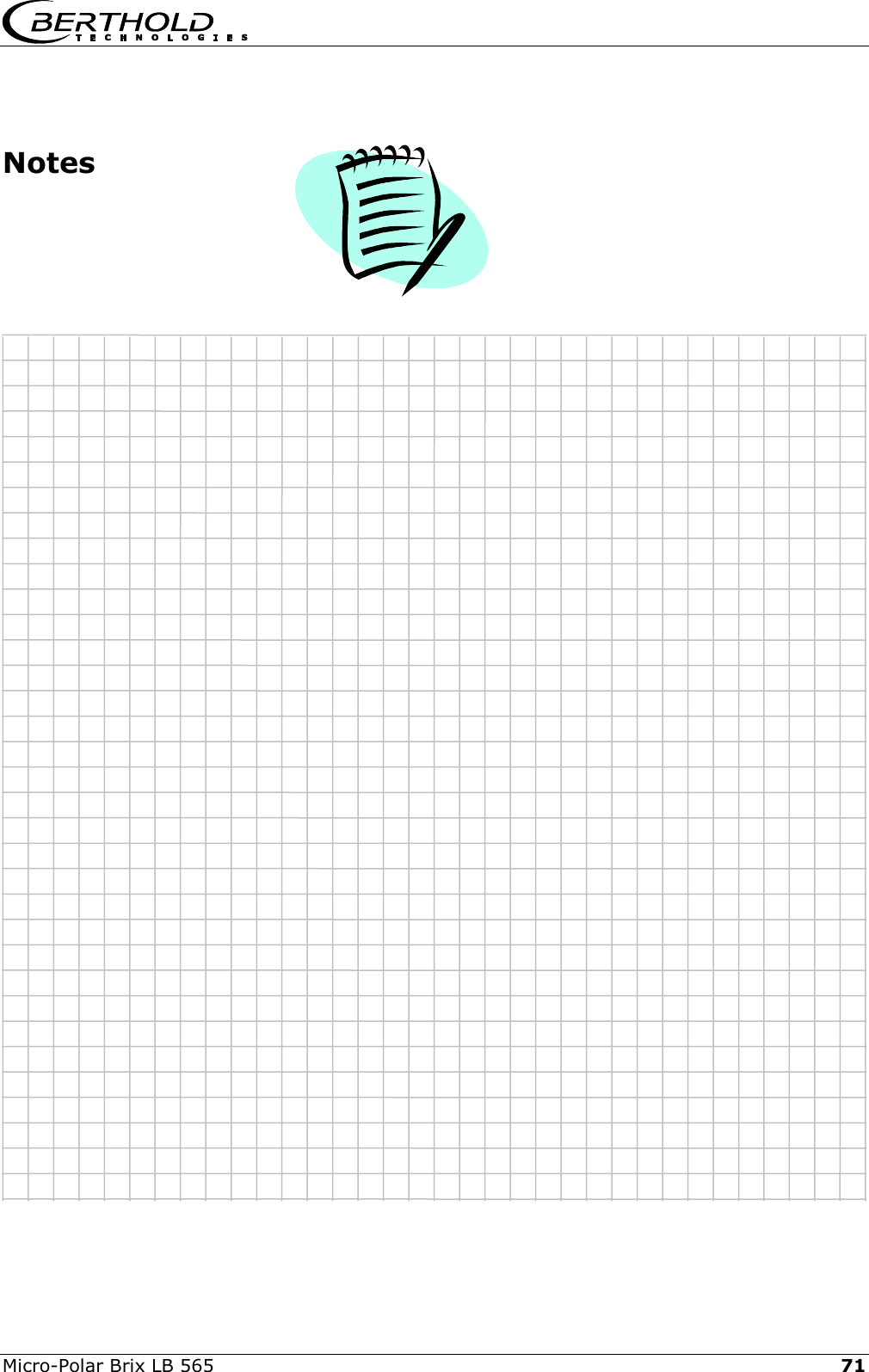  Micro-Polar Brix LB 565   71  Notes     
