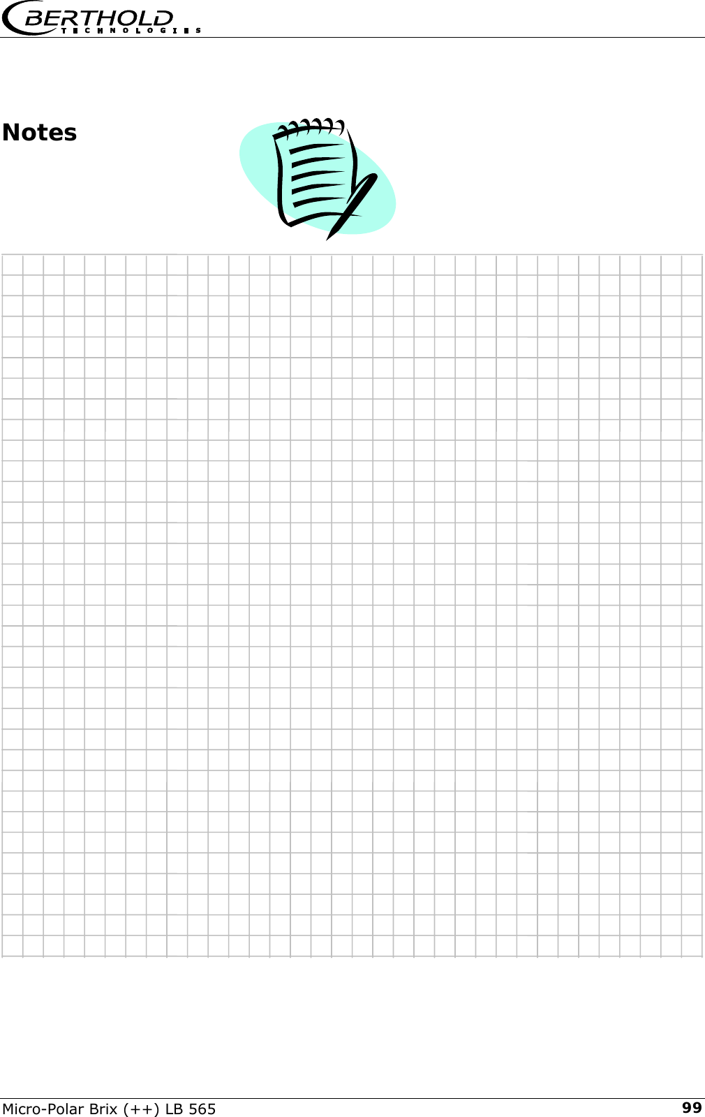    Micro-Polar Brix (++) LB 565  99 Notes   