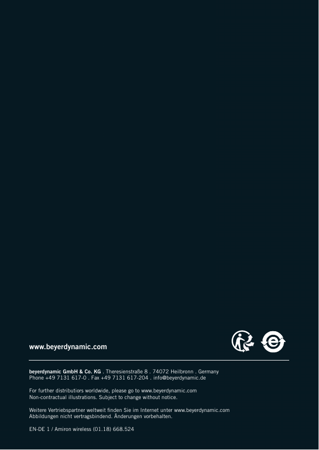 Page 44 of Beyerdynamic AMIRON Bluetooth Headset User Manual MAN Amiron wireless EN DE FR ES JP KO ZH  Layout 1